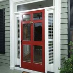 6 Panel Wood And Glass Storm Door