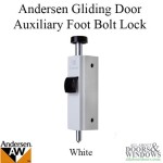 Andersen Sliding Glass Door Foot Lock