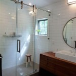 Barn Door Glass Shower