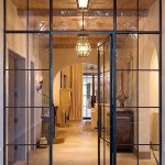 Black Metal Frame Glass Doors