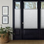 Black Sliding Glass Doors With Blinds