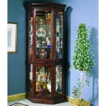 Corner Curio Cabinets With Glass Doors