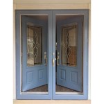 Double Glass Front Storm Doors