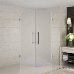 Double Hinged Glass Shower Doors