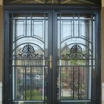 Double Security Storm Doors With Glass And Screen