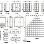 Entrance Glass Doors And Windows Cad Blocks