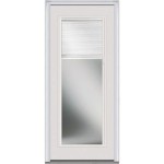 Fiberglass Exterior Door With Internal Blinds