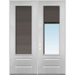 Fiberglass Exterior Door With Mini Blinds