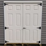 Fiberglass Exterior Double Doors For Shed