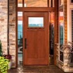 Fiberglass Wood Grain Exterior Door