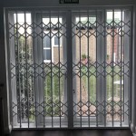 Folding Security Gate For Sliding Glass Door