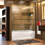 Frameless Glass Tub Enclosure Doors