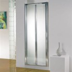 Frosted Glass Bifold Shower Door