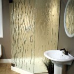 Frosted Textured Glass Shower Doors