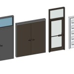 Glass Door Revit Family