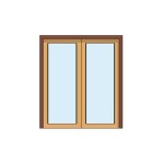 Glass Double Door Revit