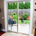 Glass Sliding Door Cat Flap