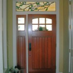 Glass Window Above Front Door