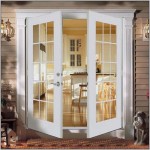 Half Glass Exterior French Doors