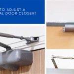 How To Adjust Commercial Glass Door Closer