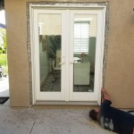 How To Replace A Sliding Glass Door On Stucco House