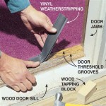 How To Replace Weather Stripping On Sliding Glass Door