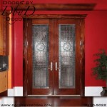 Modern Contemporary Glass Internal Double Doors