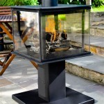 Outdoor Wood Burning Stove With Glass Door