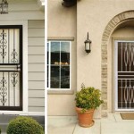 Security Storm Door With Self Storing Glass