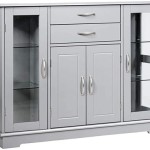 Sideboard With Glass Doors Canada