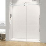 Single Glass Sliding Shower Door