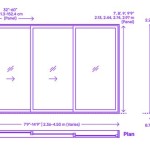 Sliding Glass Door Plan View