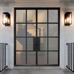 Steel And Glass Double Front Doors