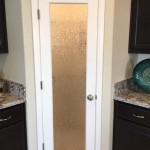 Textured Glass Pantry Door