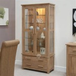 Timber Glass Door Display Cabinet