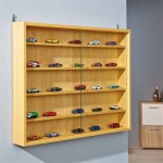 Wall Mounted Display Shelves With Glass Doors