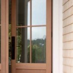 White Oak Front Door With Glass